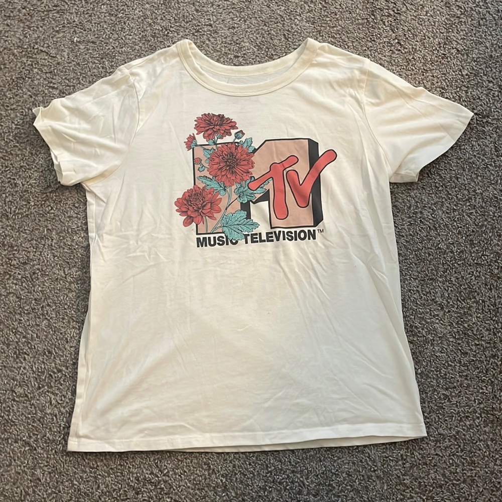 floral MTV tee shirt